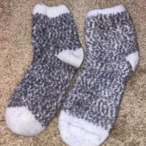 Super soft ankle high plush fuzzy socks- warm and cozy